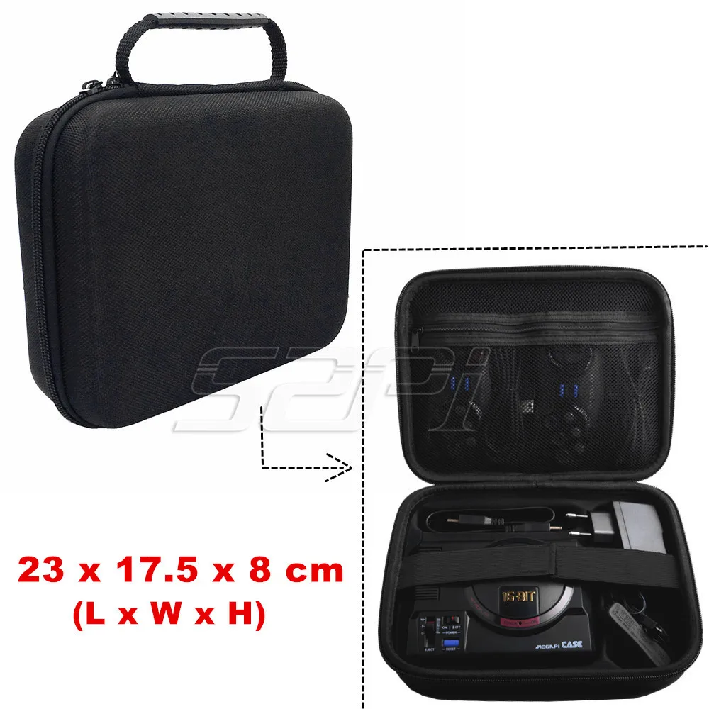 Carry Bag 52Pi Retroflag MEGAPi чехол с дополнительным проводным USB игровым контроллером сумка для Raspberry Pi 3B Plus(3B+)/3B - Цвет: Carry Bag