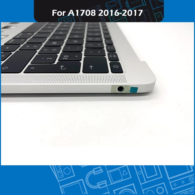 Серебристый чехол для ноутбука FR French Keyboard MacBook Pro Retina 13 дюймов A1708 верхний