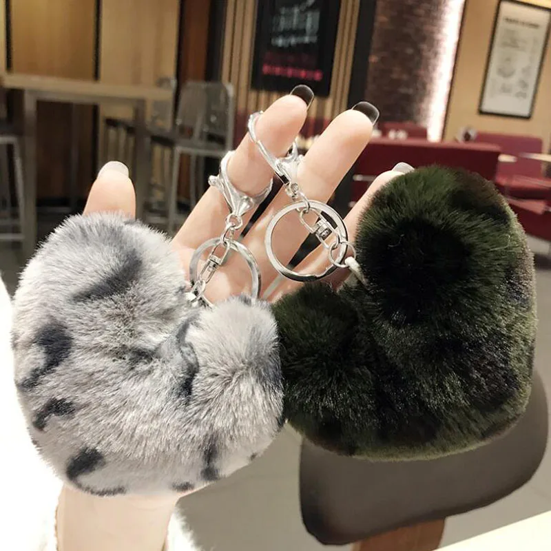 10 шт./лот модные ювелирные изделия для девочек брелки с леопардовым принтом в