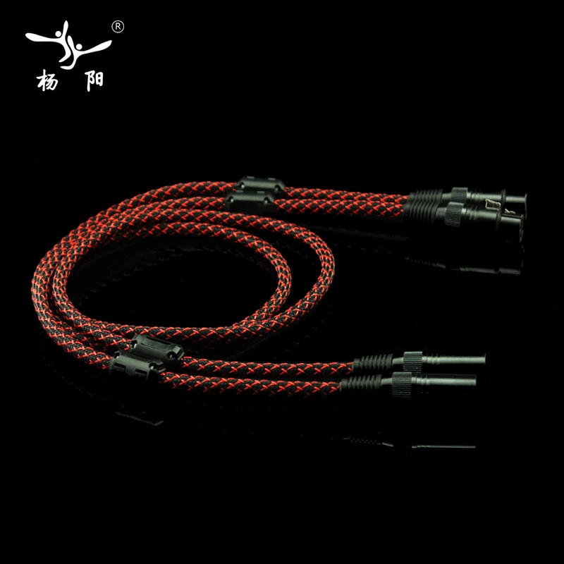 YYAUDIO 1 пара Hifi 2 XLR штекер гнездо балансировочный аудиокабель высокая