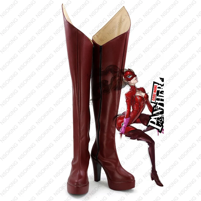 Обувь для косплея Пантеры Persona 5 Anne Takamaki сапоги портной|tailor|tailor made |