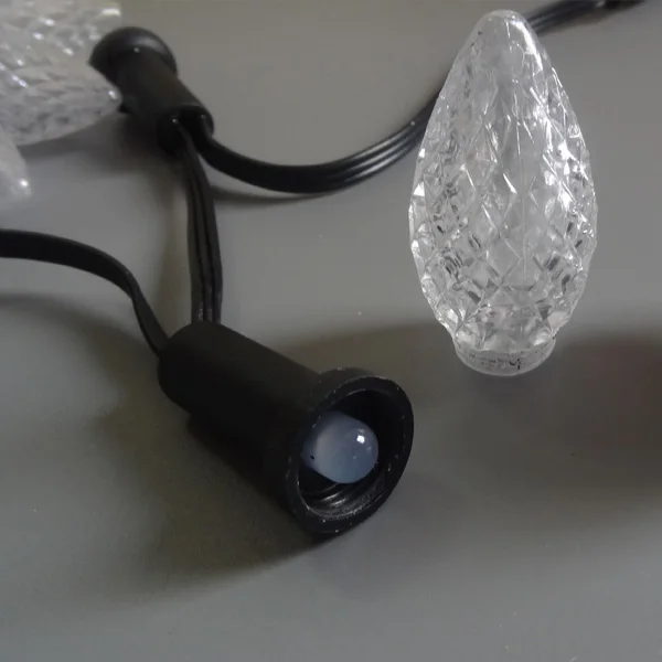 C9 DC5V WS2811 50 узлов адресная RGB светодиодная Рождественская Пиксельная