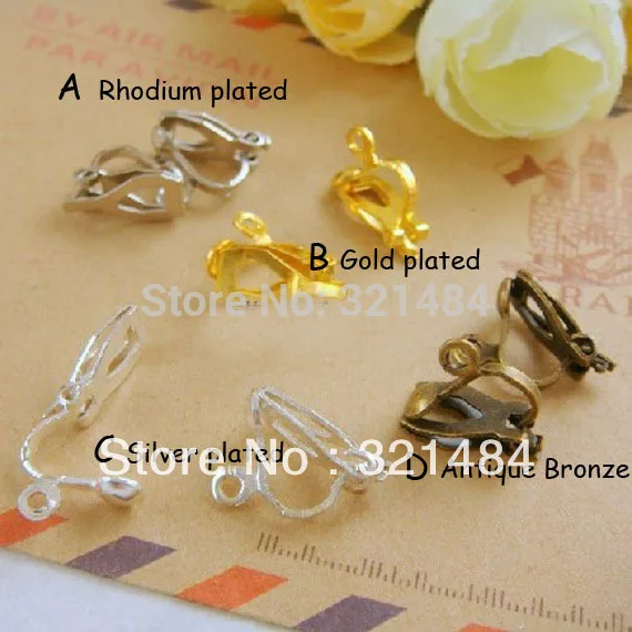 800pcs earring clip findings accessories Suitable for no pierced ears Color Can pick up