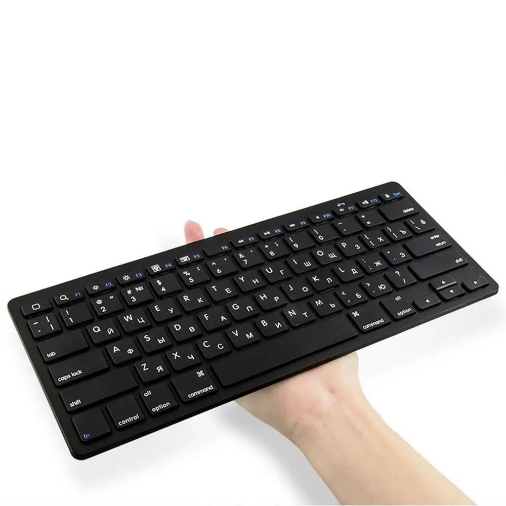 Memteq Ultra Slim русский Беспроводной Bluetooth 3.0 клавиатура Портативный для Apple iPad/mac