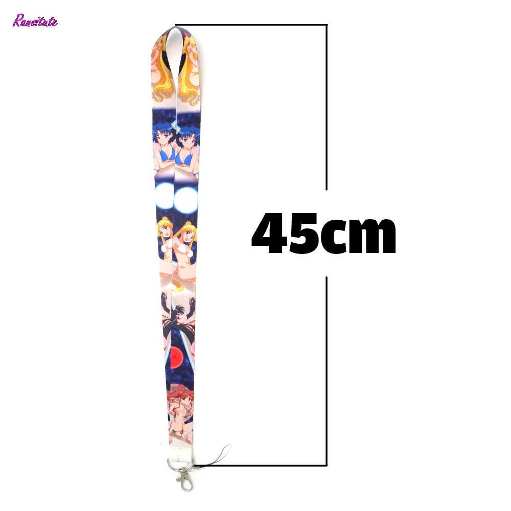 R0010 Ransitute Луна девушка ремешки на шею для мобильного телефона ключи Камера ID карты