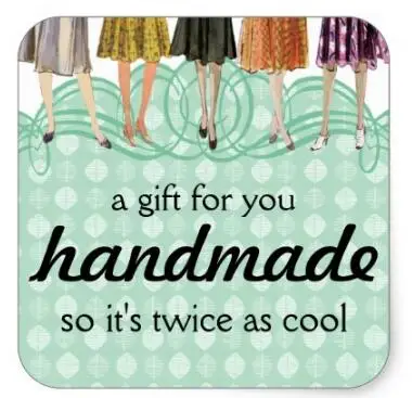 

1.5inch retro fashion dress model skirts legs sewing square sticker