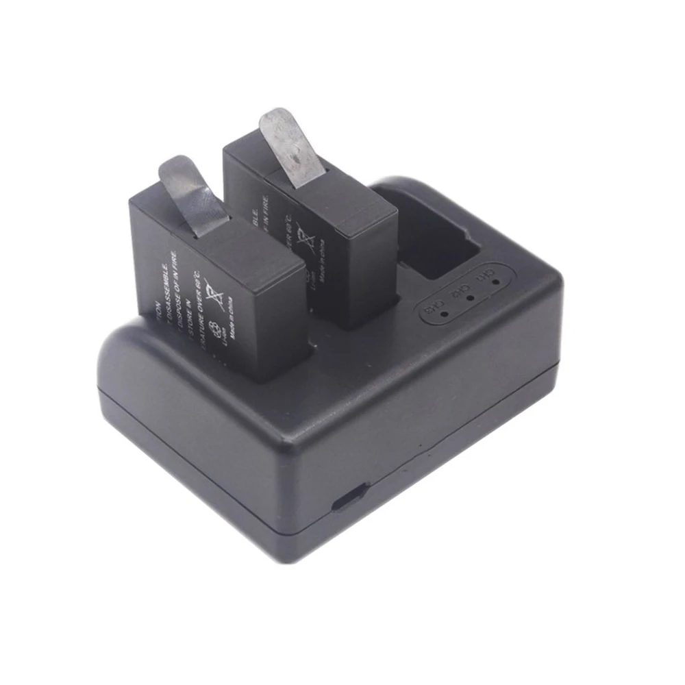2 шт. Hero 5 AHDBT 501 AHDBT501 сменные батареи + 3 порта USB зарядное устройство для Go Pro GoPro Hero5