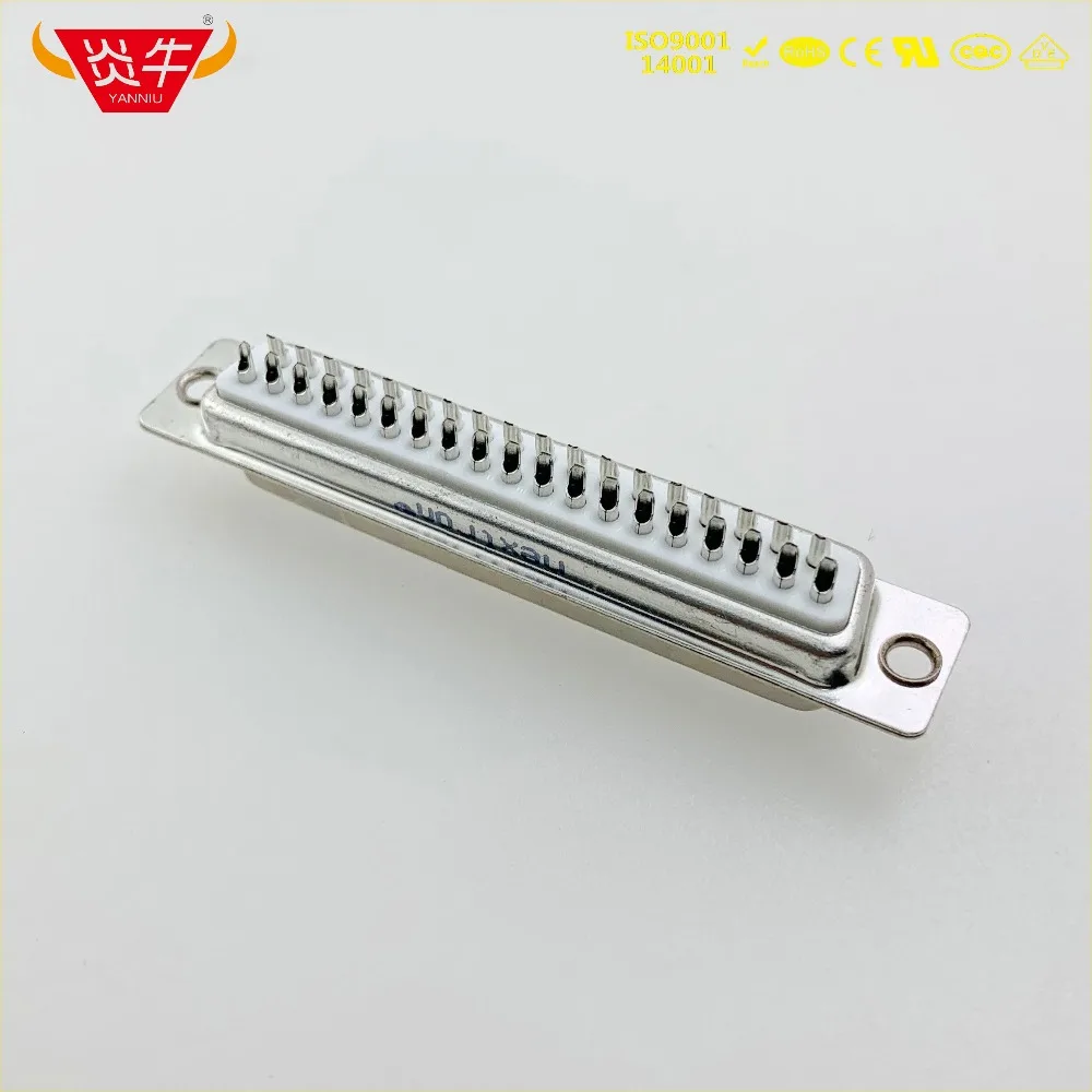 DB37 DB 37P Женский RS232 с гнездом 37PIN PCB разъем D SUB соединитель серии Контактная часть