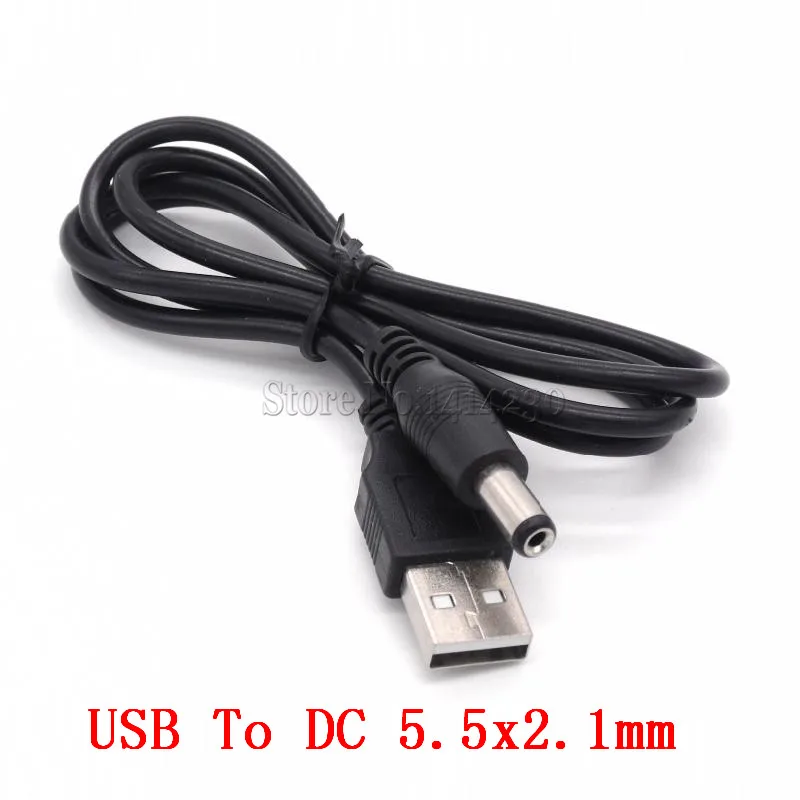 Кабель преобразователя питания с USB на DC 5 мм * 2 1 USB5.5 Jack|power cable cord|power cordusb power cord |