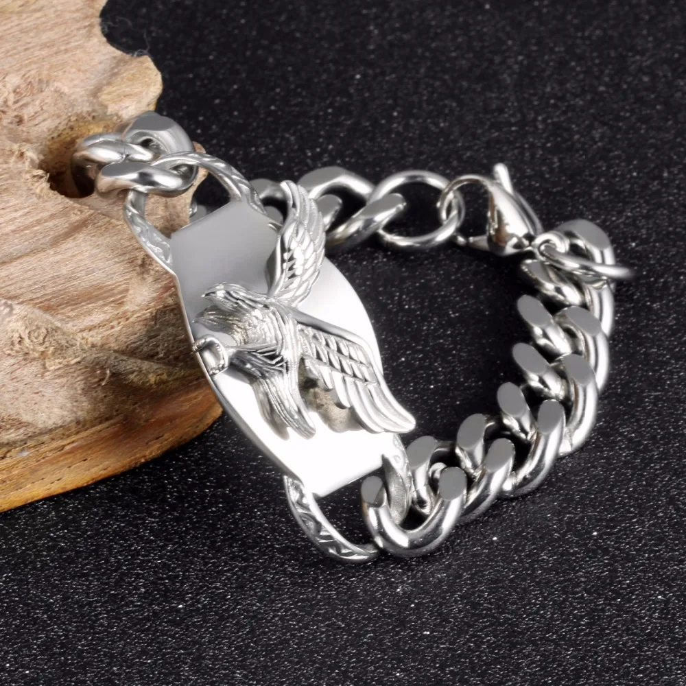 Европа и США аксессуары из нержавеющей стали литья тонких крылья Орел Titanium