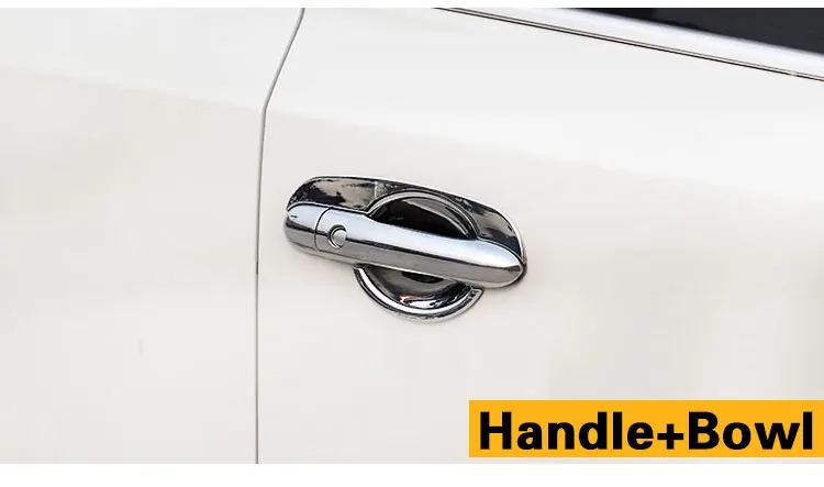 Для Renault Koleos Роскошные хромированные покрытия для дверных ручек 2007- Аксессуары отделка набор из 4 шт. автомобильный Стайлинг 2009 2010 2013