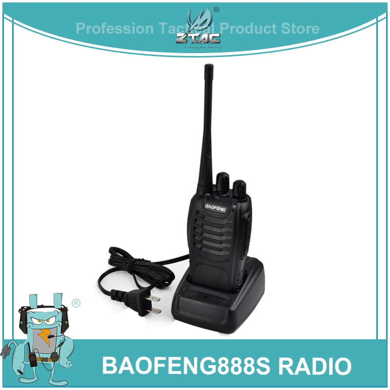Тактическая рация Element Z BAOFENG888S 3 км 5 Вт Номинальная мощность для охоты Z005 радио