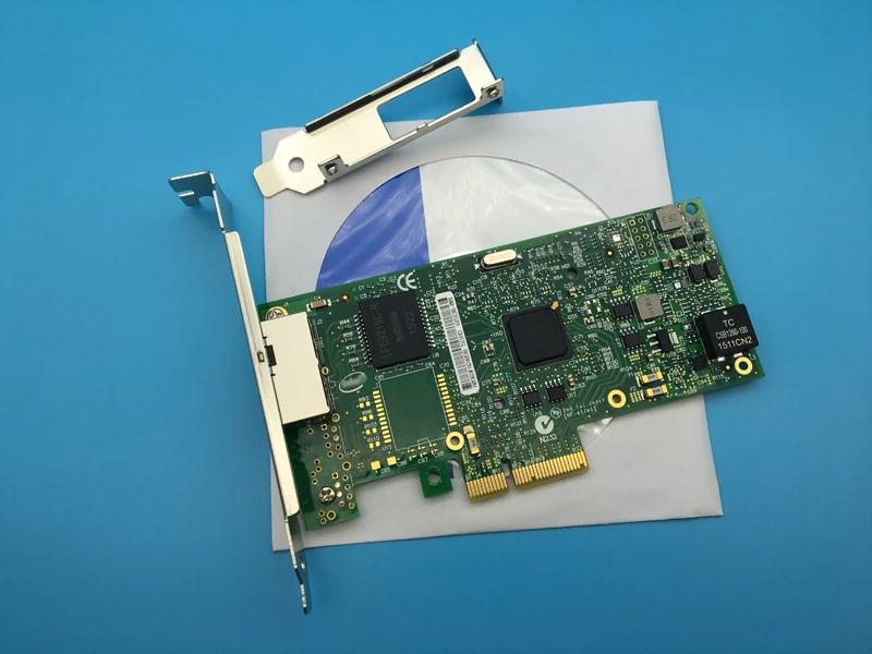 Новый адаптер I350AM2 I350-T2 для сервера Gigabit Ethernet с двумя портами PCI-Express сетевая карта