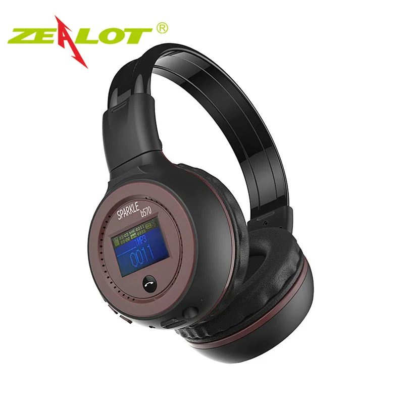 Стерео гарнитура наушники Bluetooth Беспроводной стерео LED Экран дисплея громкой