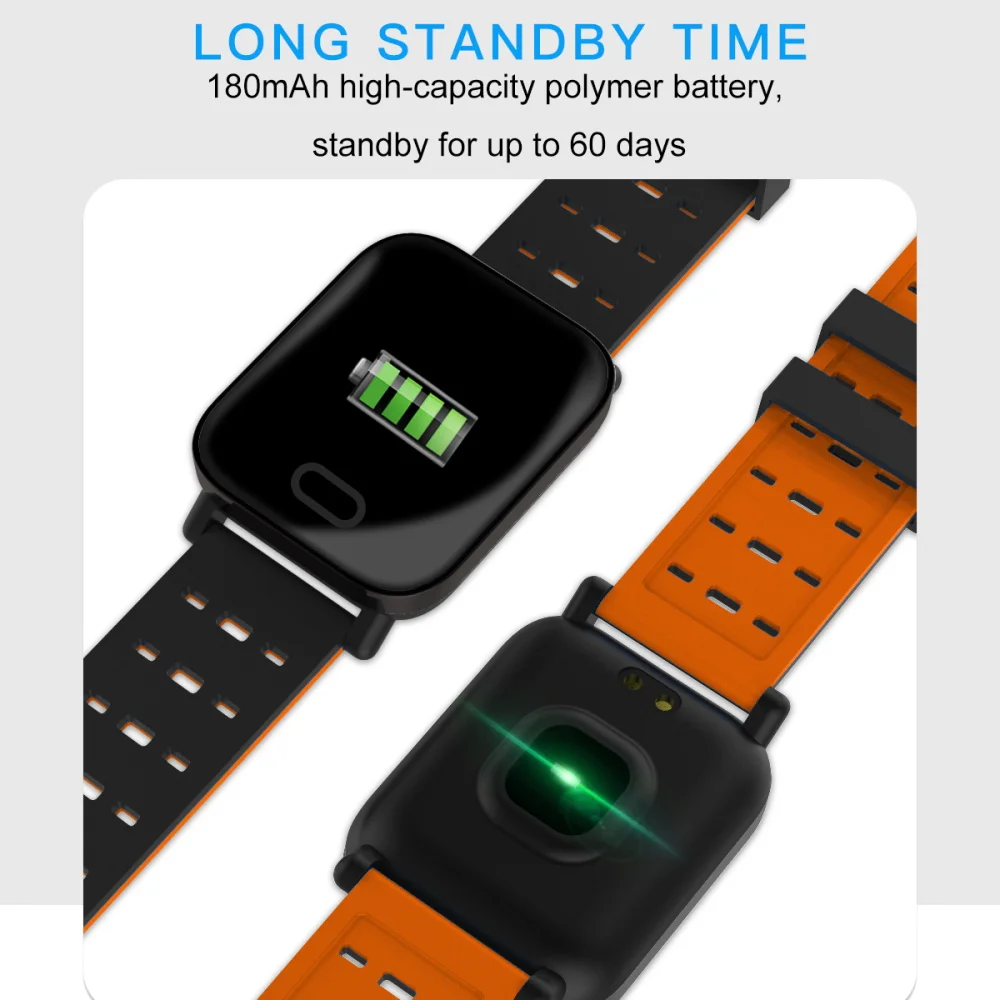 

696 LJL08 Smart Bracelet Sport Fitness Activity Tracker Heart Rate Monitor Blood Pressure Call Reminder Wristband fo Android iOS