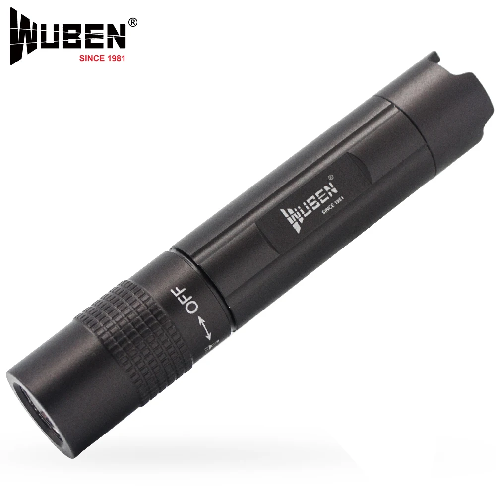 Wuben E502 USB Перезаряжаемый черный фонарик 150 люмен люстра EDC CREE XP G2 светодиодный Макс