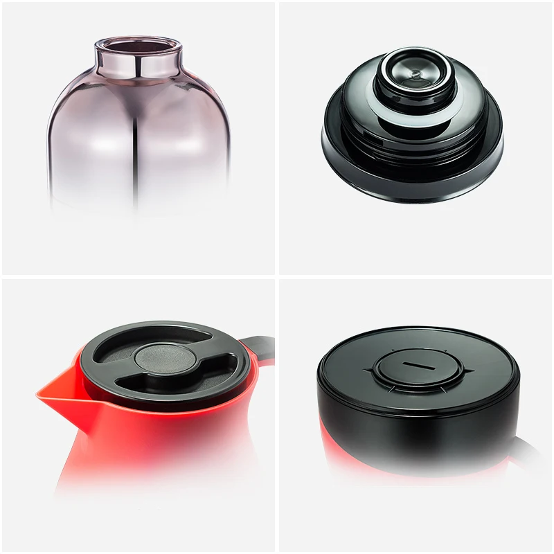 

1500ml Vacuum Flasks Double Wall Glass Thermos Kettle Creative Coffee Insulation Pot Cute Hot Water Bottle Large Capacity