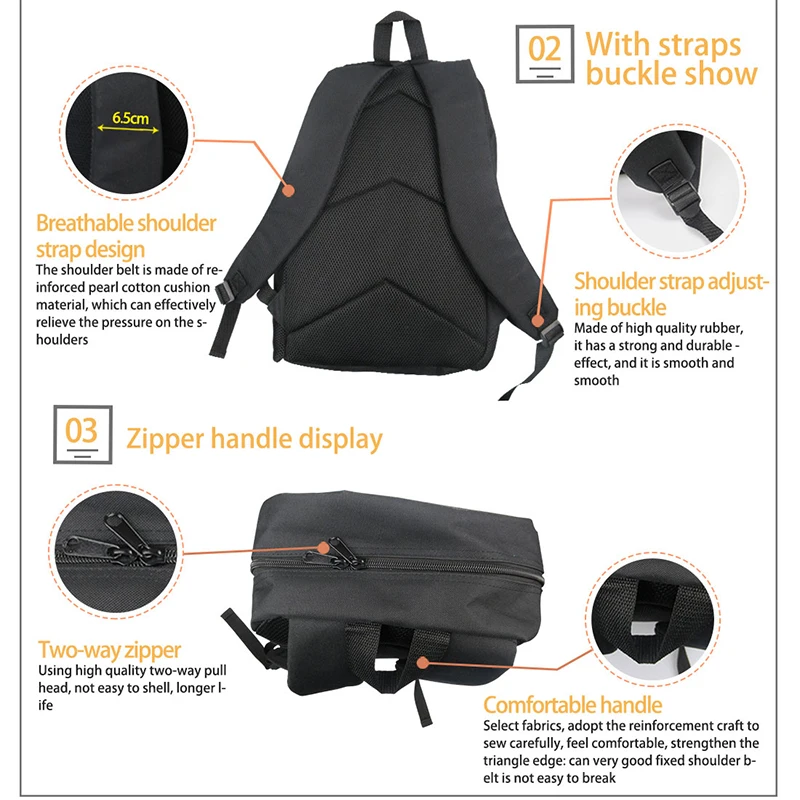 Boder Collie детский рюкзак с принтом собаки для девочек и мальчиков черный милой