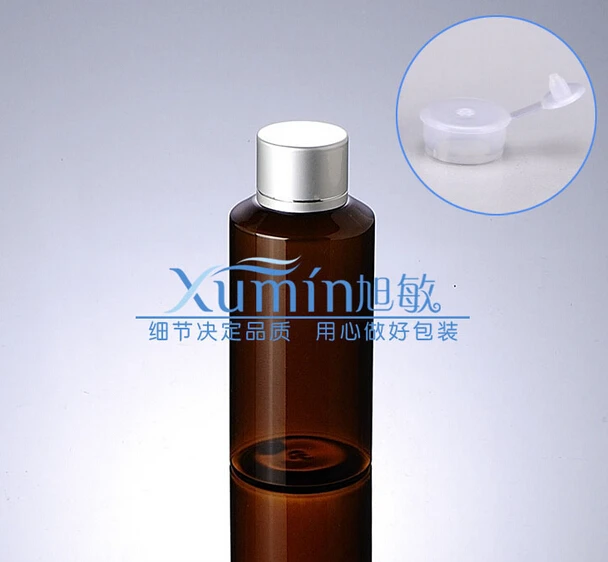 Емкость 100ML200pcs / lot склонны пэт серебряный электрохимический алюминиевая крышка