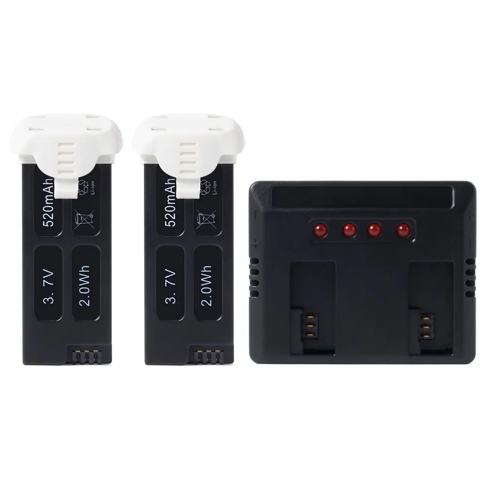 EBOYU(TM) 520 мАч 3 7 в оригинальный Hubsan X4 Cam Plus H107C + LiPo аккумулятор Втч USB зарядное