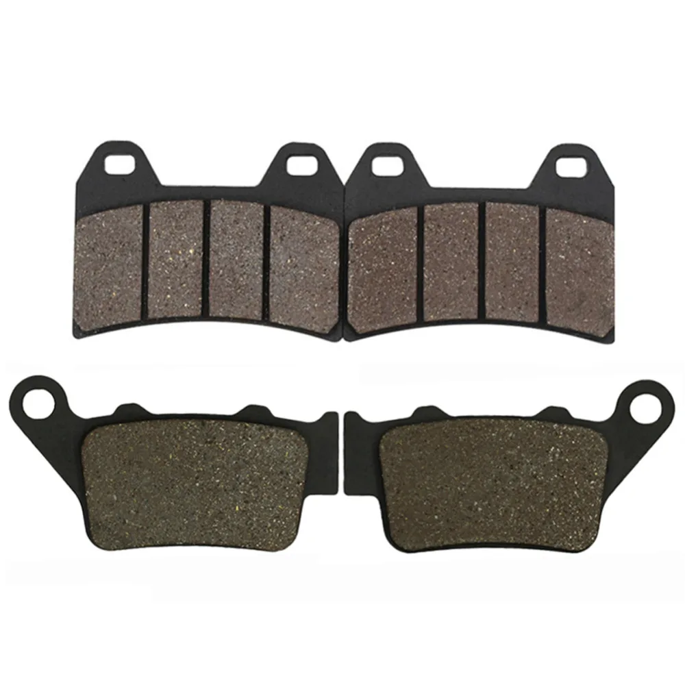 Cyleto Motorcycle Front and Rear Brake Pads for BMW G650 G 650 X moto 07-08 F 800 R F800R 09-13 F800ST Fairing / Touring 06-12