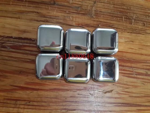 500 шт./лот Бесплатная доставка Высококачественные камни для виски из нержавеющей