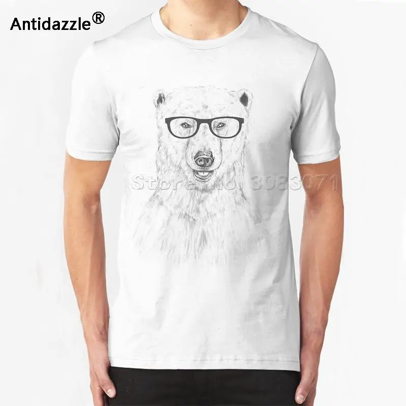 Antidazzle Самый дешевый модный Смеющийся Медведь Мужская футболка с коротким