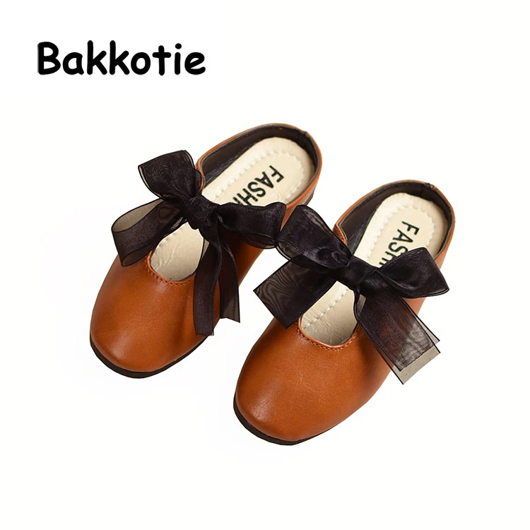 Bakkotie 2018 новые летние для маленьких девочек модные Шлёпанцы Тапочки Дети малышей