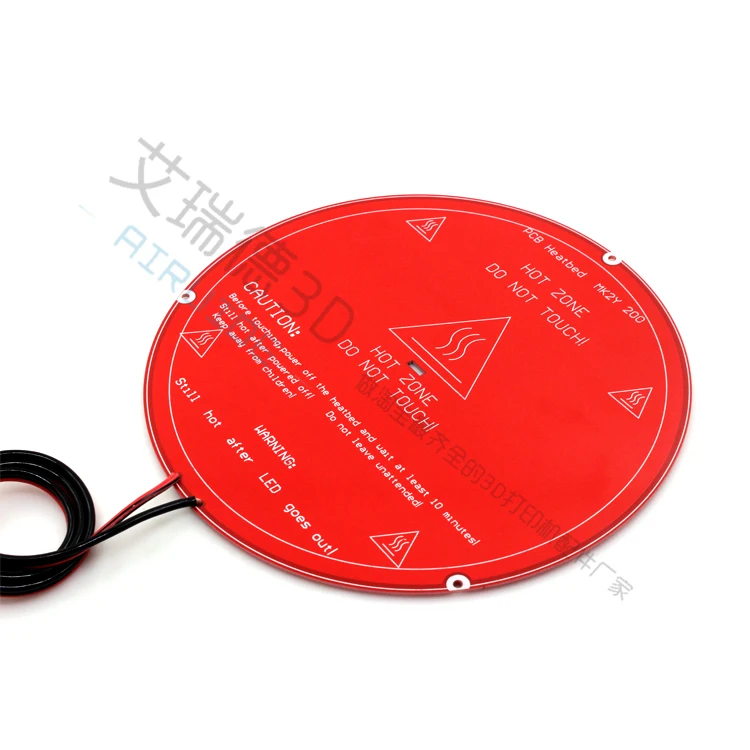Funssor 220 мм круглая кровать с подогревом MK2Y сварка округленным диаметром PCB Горячая