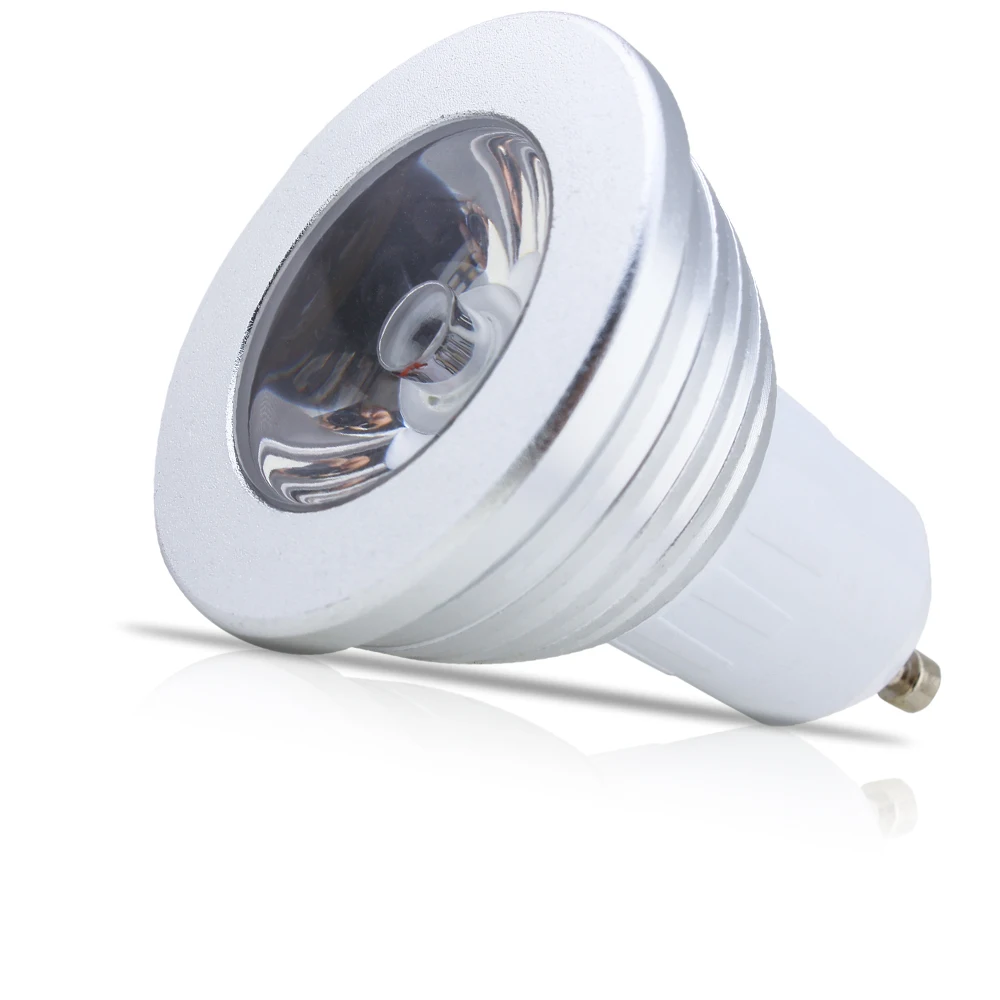 4X RGB 3WBulb лампа 16 Цвета изменение 85V 265V для сцены DJ диско свет затемнения