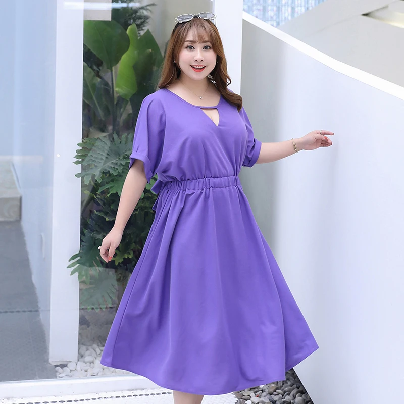 Женское платье трапеция MINSUNDA однотонное Повседневное с бантом на спине вырезом и