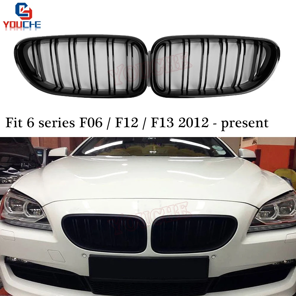 Решетка радиатора переднего бампера F06 для BMW F12 F13 6 серии 2012 2018 640i 640d 650i M6 Gran