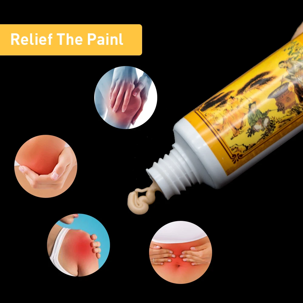 

Sumifun 40g Chinese Herbal Ointment Rheumatoid Arthritis Joint Back Pain Relief Cream Analgesic Frozen Shoulder Pain Killer
