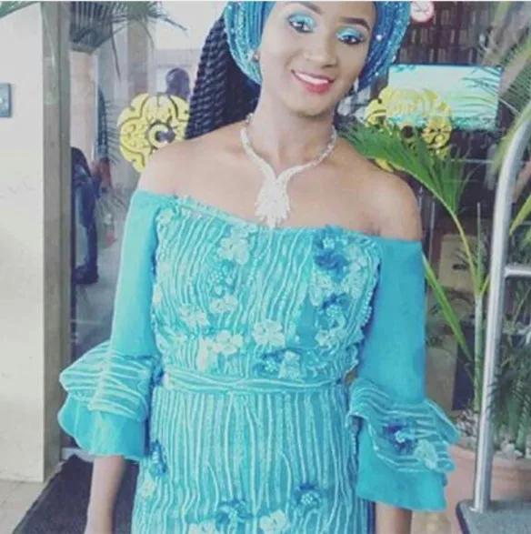 

fantastic low price Nigerian style tulle net lace fabric for wedding dress free shipping ON SALE