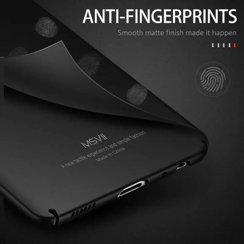 Оригинальный MSVII Coque для huawei P9 случае Роскошные матовое Твердый переплет Пластик