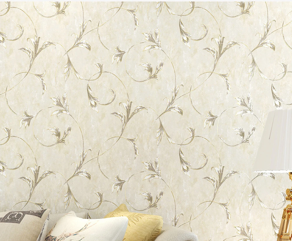 American rustic vine flower pattern non-woven wallpaper | Обустройство дома