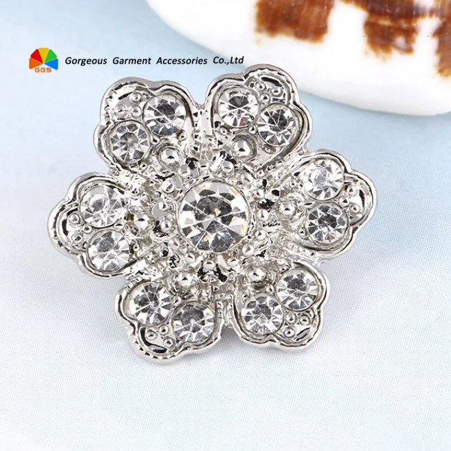 50 шт. 18 мм металлические стразы пуговицы кристалл центральный элемент Свадебный
