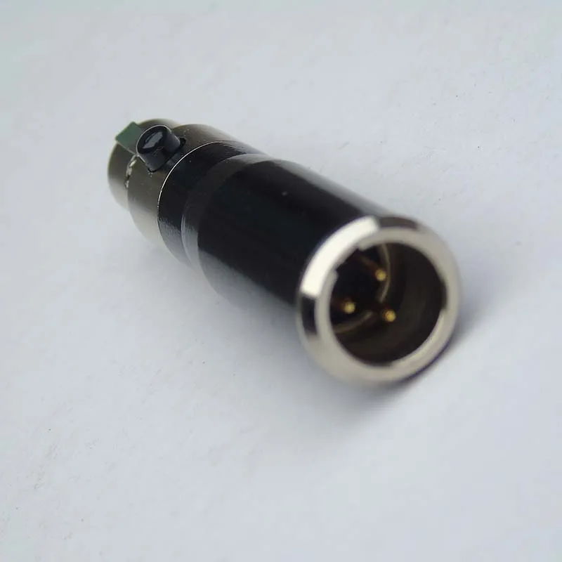 Высокое качество 2 шт./лот мини xlr 3 контактный разъем для мини-xlr 3-контактный Мужской разъем адаптера