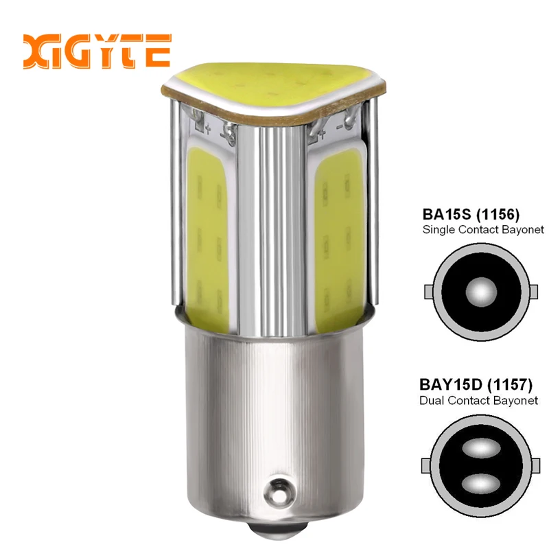 1 шт. p21w bay15d ba15s P21/5 W 1156 1157 led COB 12v автомобильный тормозной светильник Белый Красный Автомобильные светодиодные лампы задние поворотные сигнальные лампы для парковки 12v