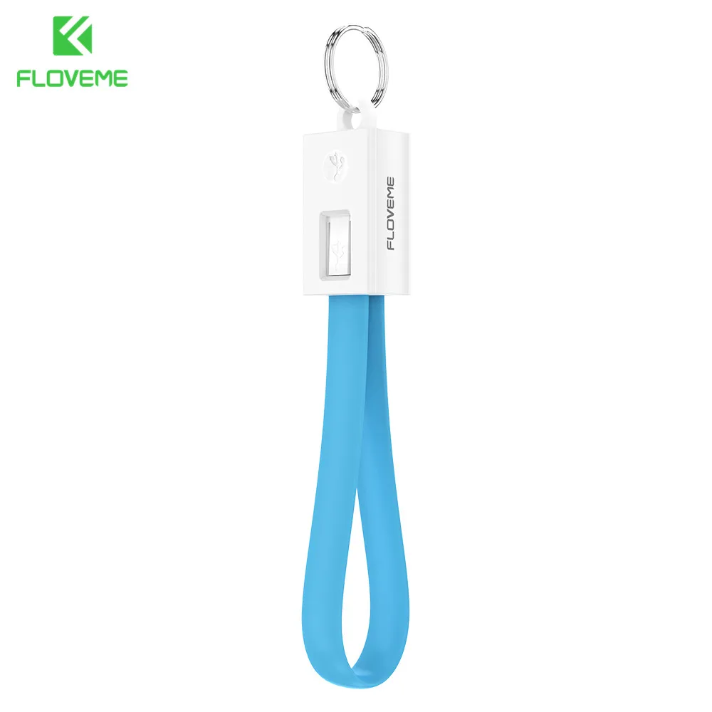 FLOVEME Тип usb C зарядный кабель для мобильного телефона Oneplus 6 6 t 5 t брелок USB c-кабель для samsung Galaxy S9 S8Plus Note 9 8 шнур USB зарядная зарядка - Цвет: Dream Blue