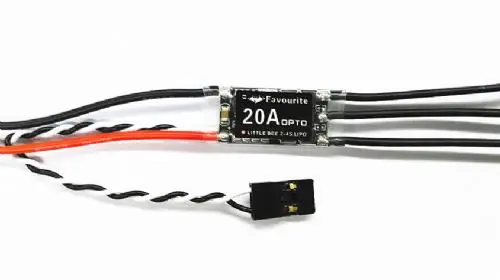 20A маленький бесщеточный электронный регулятор скорости ESC для FPV мультикоптера