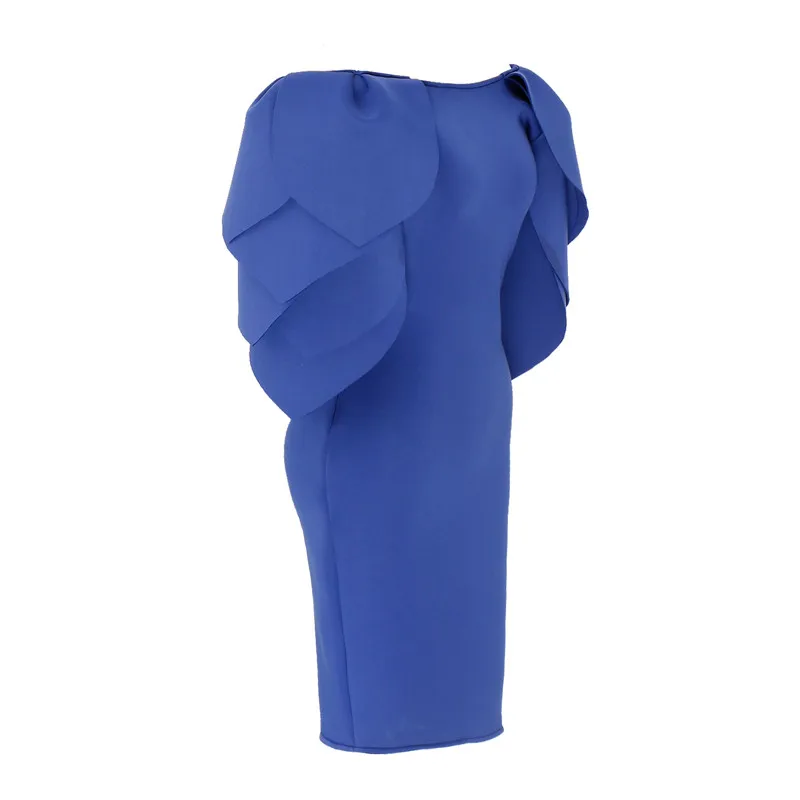 Wedtrend Homecoming Dress 2019 Royal Blue Sheath Slim Women Bodycon Knee-Length 2018 Causal Lady Office Pencil | Свадьбы и торжества