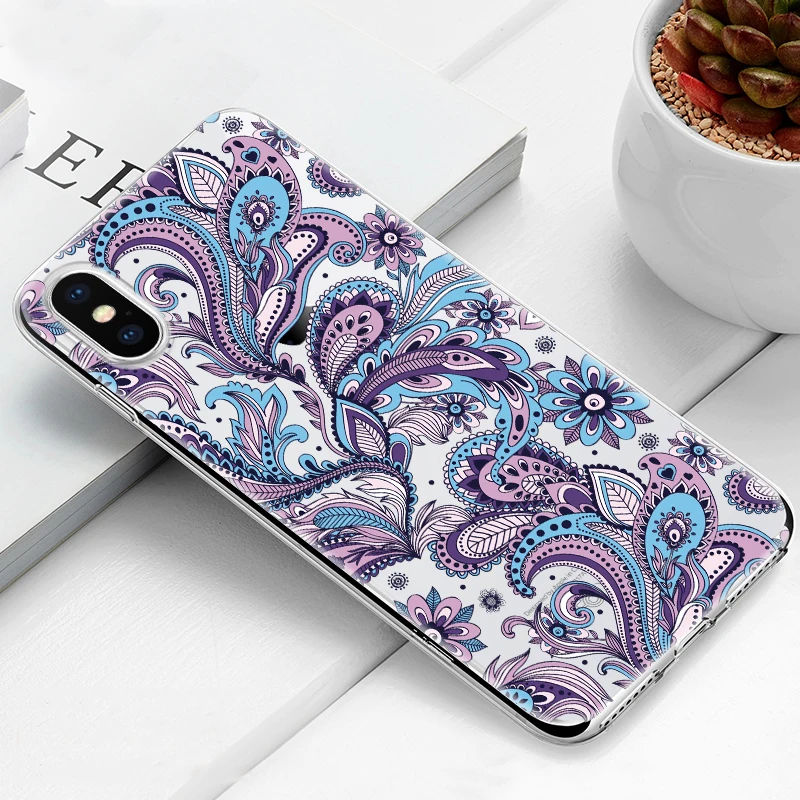 04 Милый чехол для телефона для iPhone 7, 8 Plus, 6, 6 S, X, XS, Max, XR, 5, 5S, SE, мягкий силиконовый чехол для iPhone 6 S PLUS, 7, 8, кактус, фламинго, чехол s - Цвет: 04