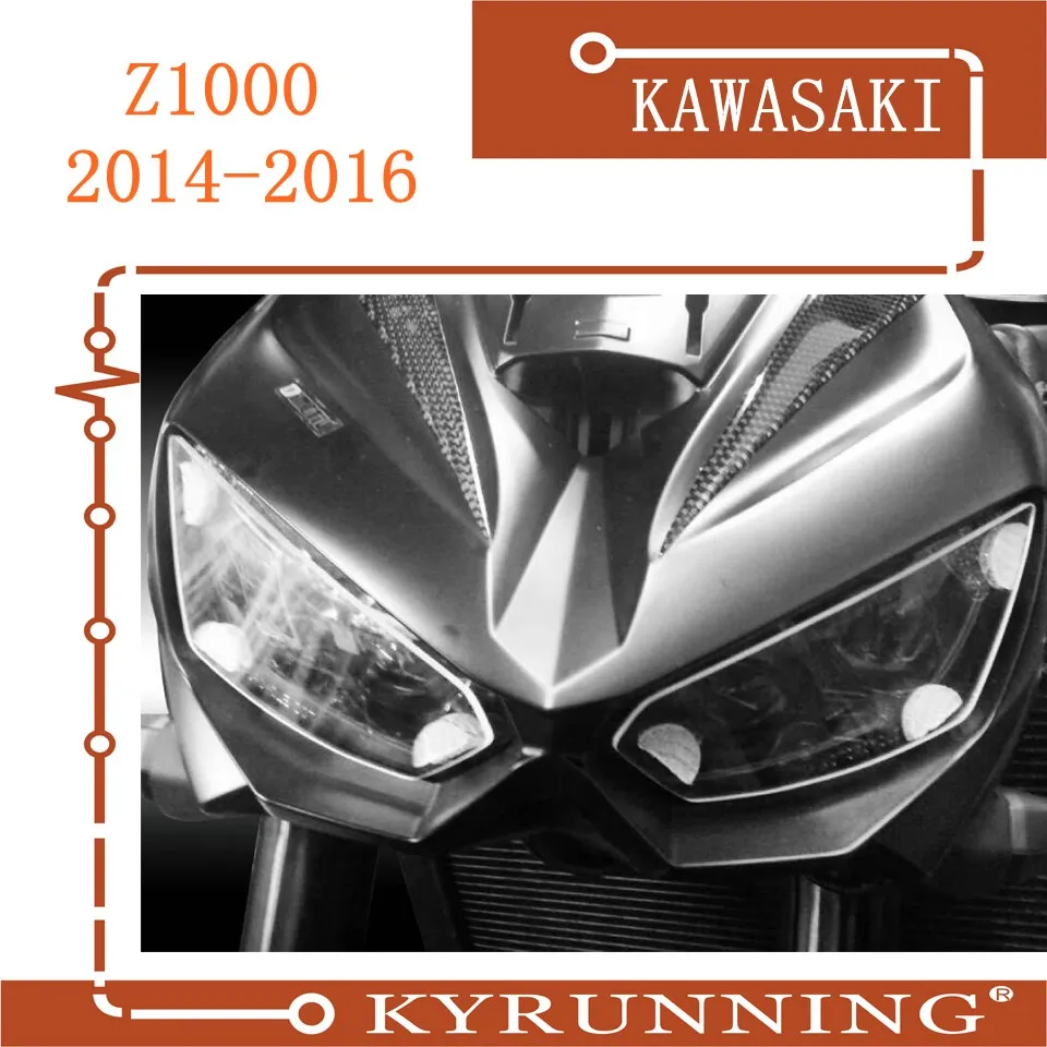 Teng Worship для KAWASAKI Z1000 Z 1000 2014 2016 мотоциклетная Защитная крышка фар линза