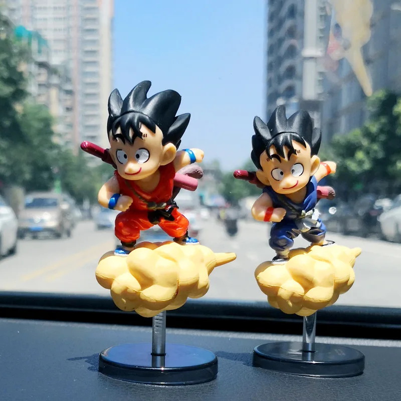 Летающий DRAGON BALL Z Автомобильные украшения окна Сон Гоку лобовое стекло 3D наклейки милые куклы приборной панели игрушки Авто интерьерные украшения