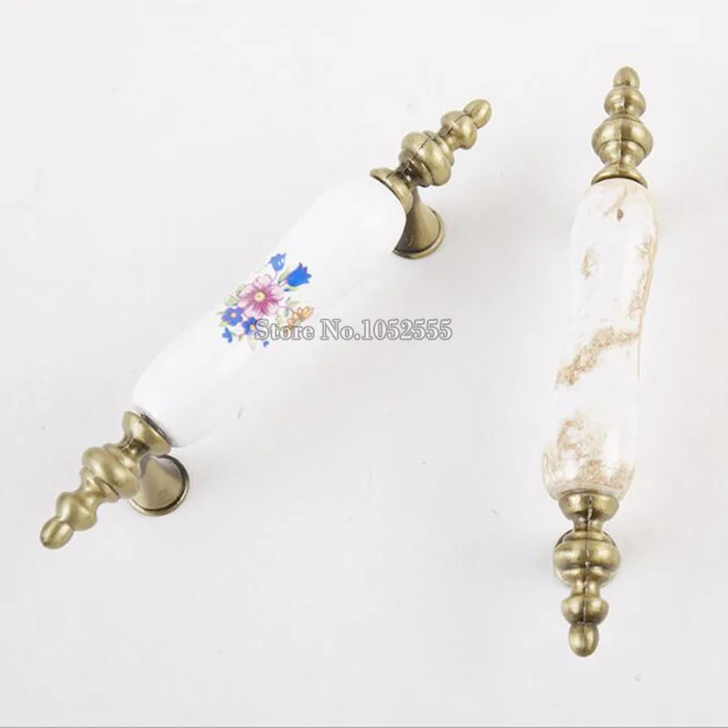 10 шт./Лот керамические ручки для мебели|cabinet handle and knob|handles knobsantique furniture |