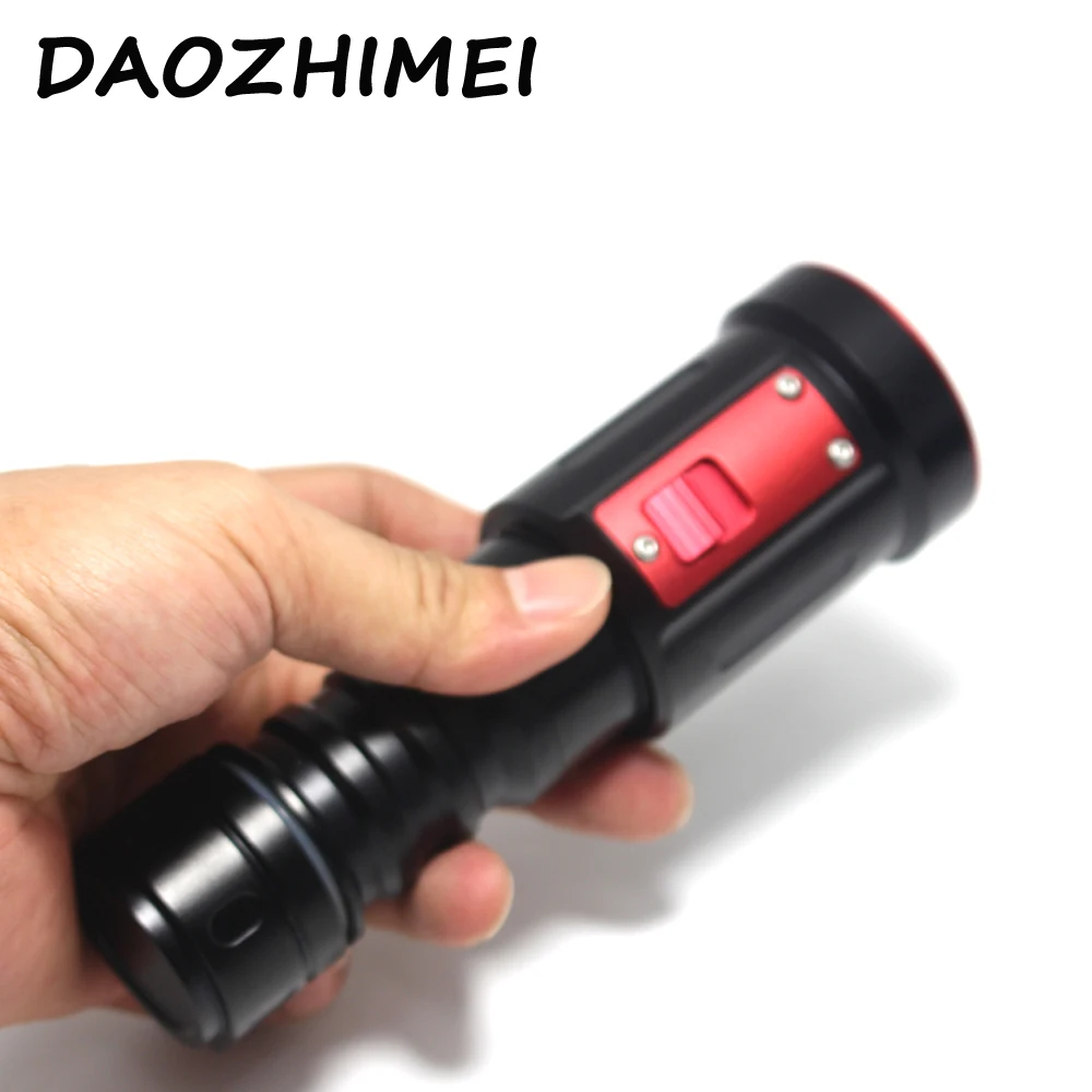 Фонарик XML L2 для подводного плавания с аквалангом белый водонепроницаемый