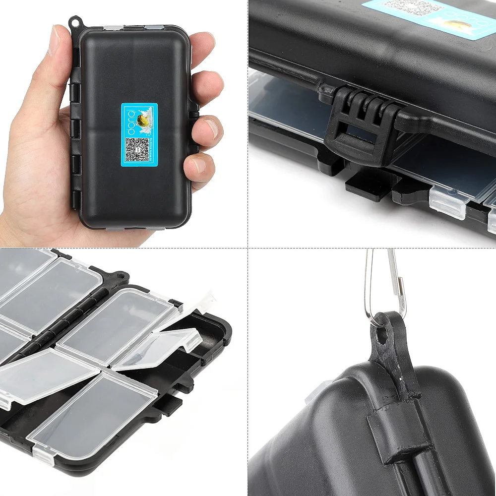 DONQL коробка для рыболовных снастей отсеки хранения чехол карпа рыболовные