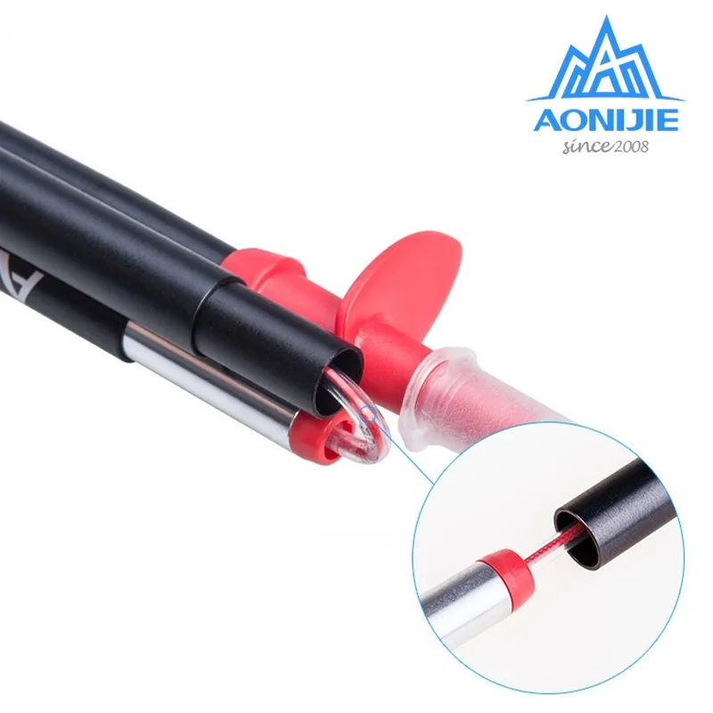 AONIJIE E4093 трехслойный складной Сверхлегкий Быстрый замок треккинговые палки походные палки трость для бега алюминиевый сплав