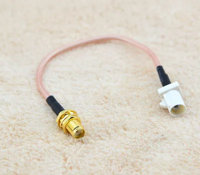 1 шт. Удлинительный кабель для GPS-антенны Fakra B штекер-гнездо SMA ОТРЕЗОК кабеля RG316 15